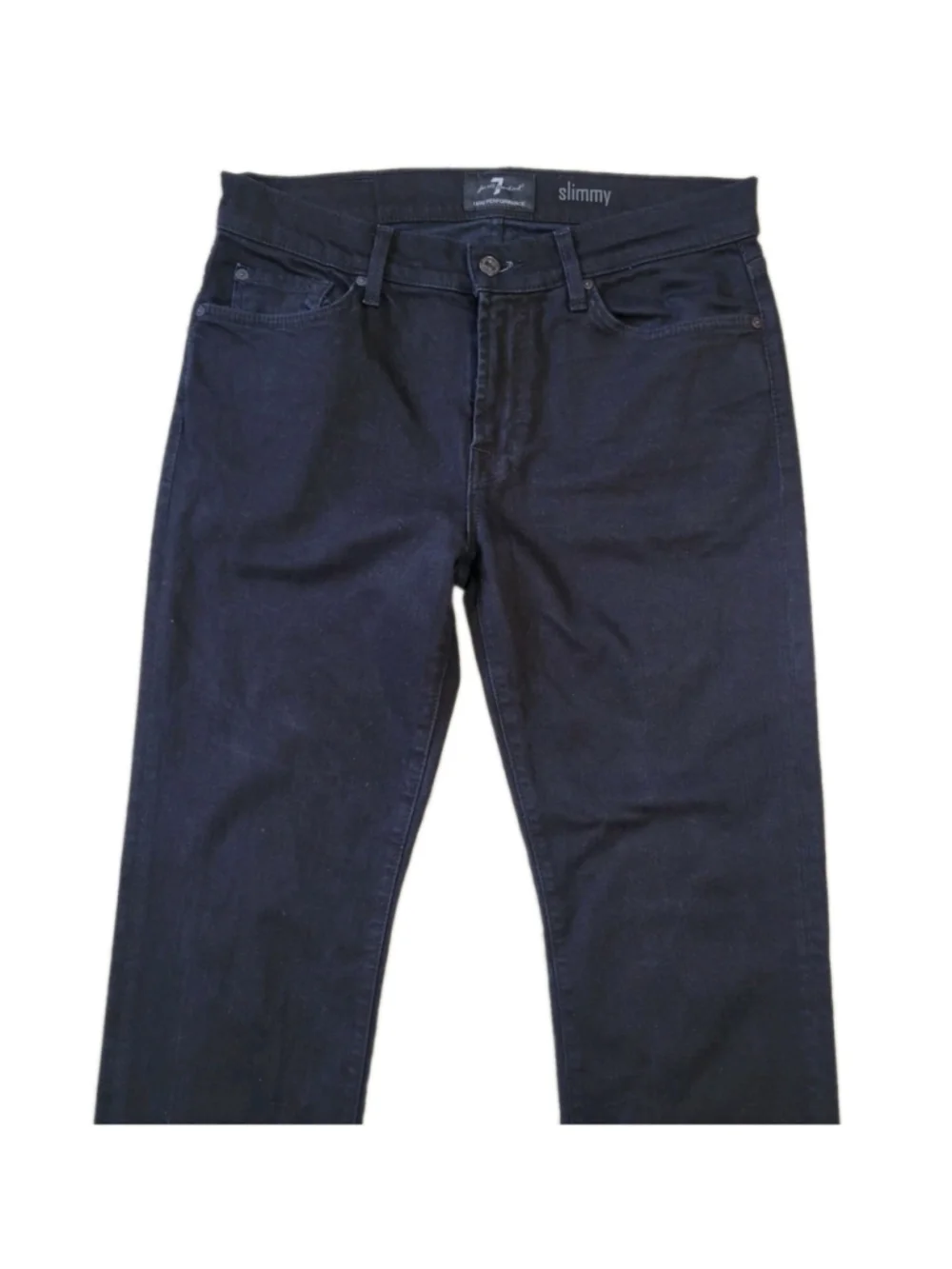 Seven For All Mankind LUXE PERFORMANCE Slimmy Black Jeans Size 32/34 Men's